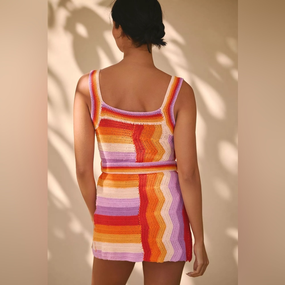 Farm Rio Crochet Mini Dress - Picture 6 of 10